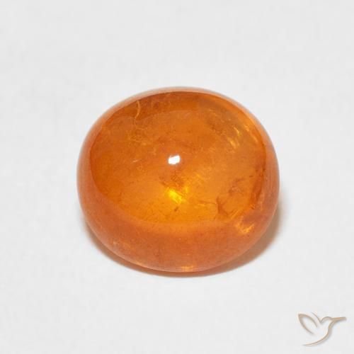 3.86ct Naturel Orange rougeâtre Grenat Spessartite, ovale, Transparent