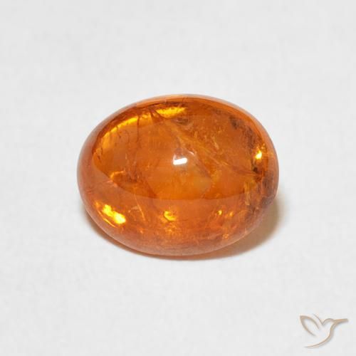 2.53ct Naturel Orange rougeâtre Grenat Spessartite, ovale, Transparent