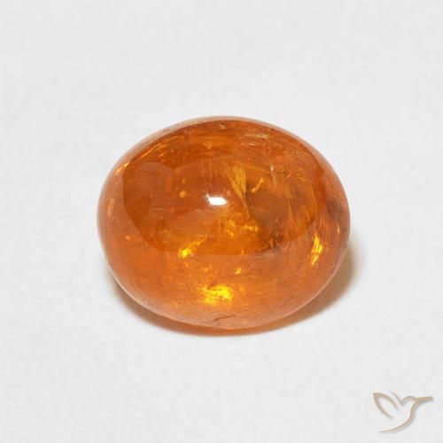 2.94ct Naturel Orange vif Grenat Spessartite, ovale, Transparent