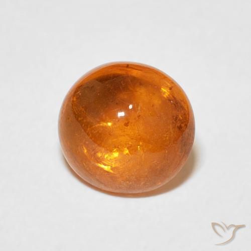 Grenat Spessartite Orange moyen naturelle ovale, 2.48 ct, Transparent