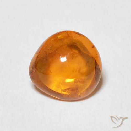 Grenat Spessartite Orange rougeâtre naturelle En forme de poire, 1.70 ct, Transparent
