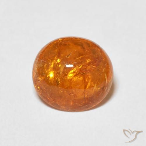 2.53ct Naturel Ambre orange Grenat Spessartite, ovale, Transparent