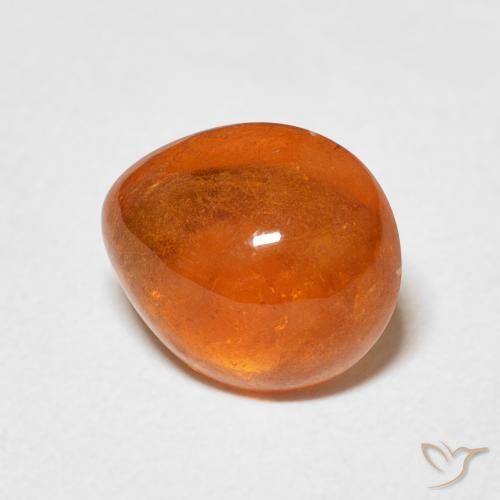 Grenat Spessartite Orange moyen naturelle En forme de poire, 3.04 ct, Transparent