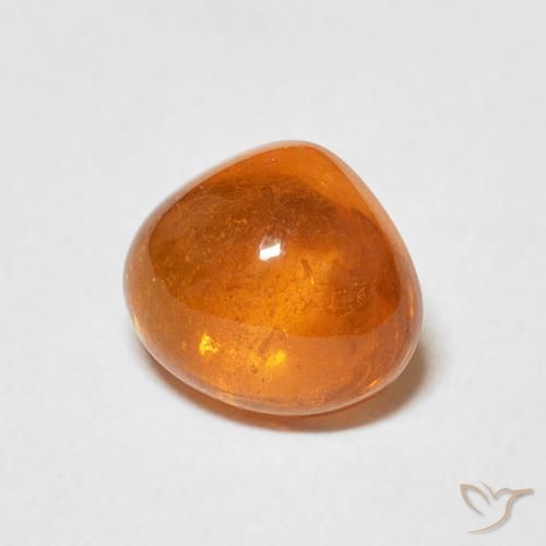 Grenat Spessartite Ambre orange naturelle En forme de poire, 2.21 ct, Transparent