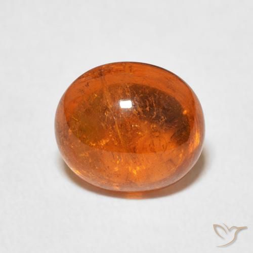 2.89ct Naturel Orange foncé Grenat Spessartite, ovale, Transparent