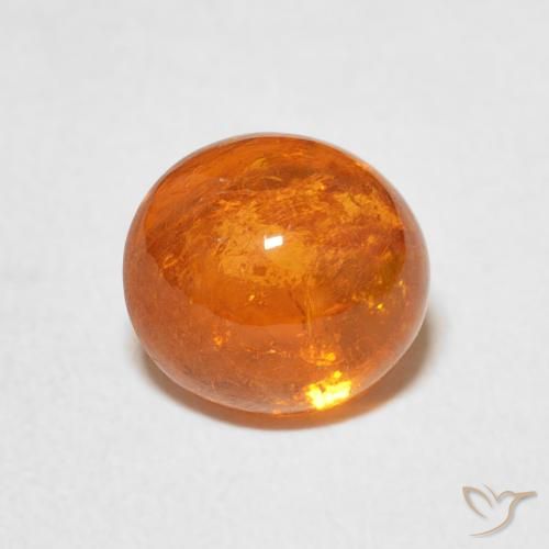 2.99ct Naturel Orange rougeâtre Grenat Spessartite, ovale, Transparent