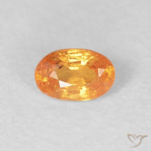 0.39ct Naturel Orange vif Grenat Spessartite, ovale, VS