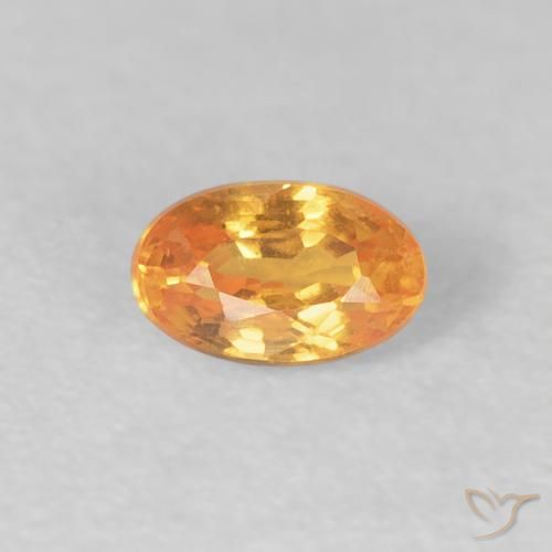 0.43ct Naturel Orange intense Grenat Spessartite, ovale, VS