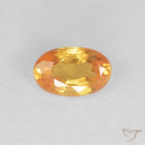 0.36ct Naturel Orange intense Grenat Spessartite, ovale, VS