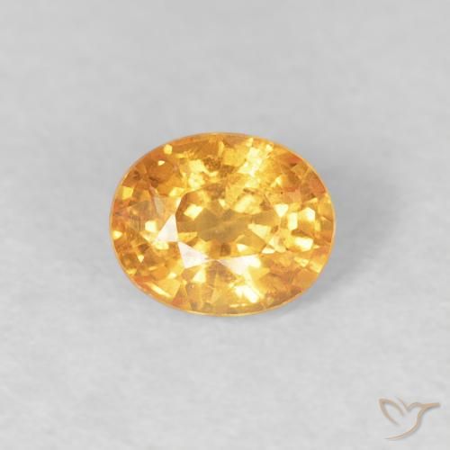0.54ct Naturel Orange-or Grenat Spessartite, ovale, VS