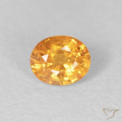 0.54ct Naturel Orange-or Grenat Spessartite, ovale, VS