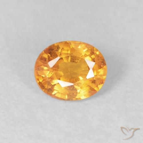 0.55ct Naturel Orange moyen Grenat Spessartite, ovale, VS