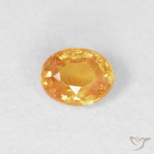 0.20ct Naturel Orange moyen Grenat Spessartite, ovale, VS-SI