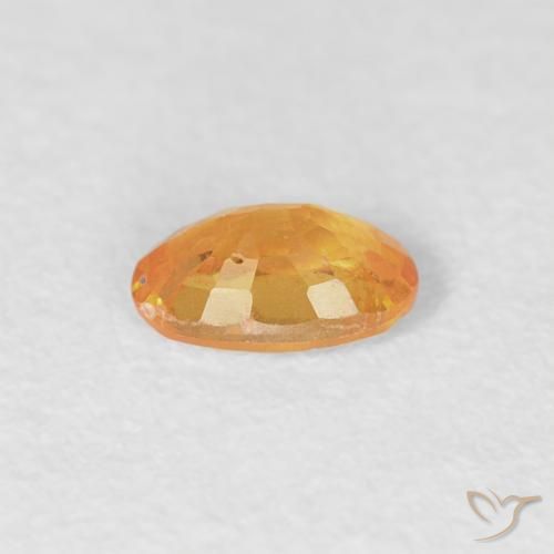 Grenat Spessartite Orange moyen naturelle ovale, 0.29 ct, VS-SI