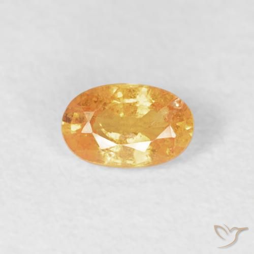 0.32ct Naturel Orange moyen Grenat Spessartite, ovale, VS-SI