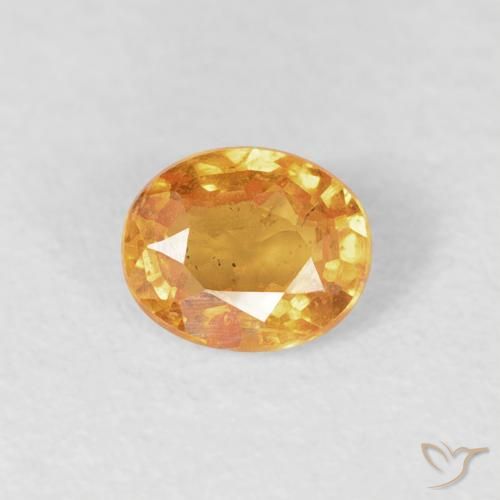 0.43ct Naturel Orange moyen Grenat Spessartite, ovale, VS-SI