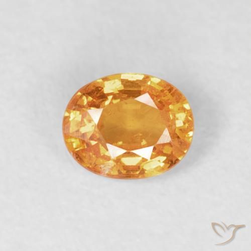 0.41ct Naturel Orange moyen Grenat Spessartite, ovale, VS-SI