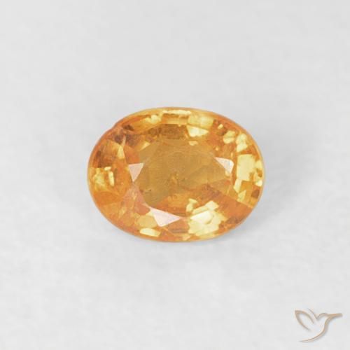 0.20ct Naturel Orange-or Grenat Spessartite, ovale, VS-SI