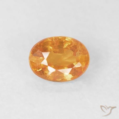 0.27ct Naturel Orange moyen Grenat Spessartite, ovale, VS-SI