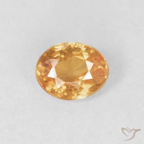 0.22ct Naturel Orange vif Grenat Spessartite, ovale, VS-SI