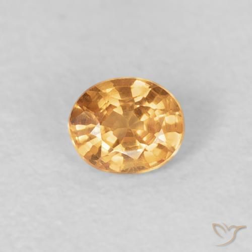 0.26ct Naturel Orange intense Grenat Spessartite, ovale, VS