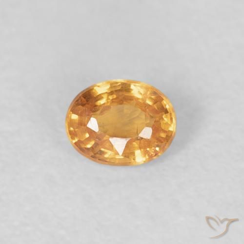 0.23ct Naturel Tiger orange Grenat Spessartite, ovale, VS