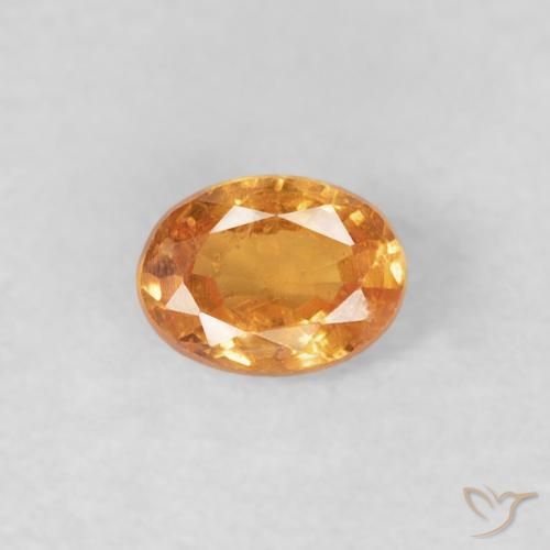 0.25ct Naturel Orange moyen Grenat Spessartite, ovale, VS