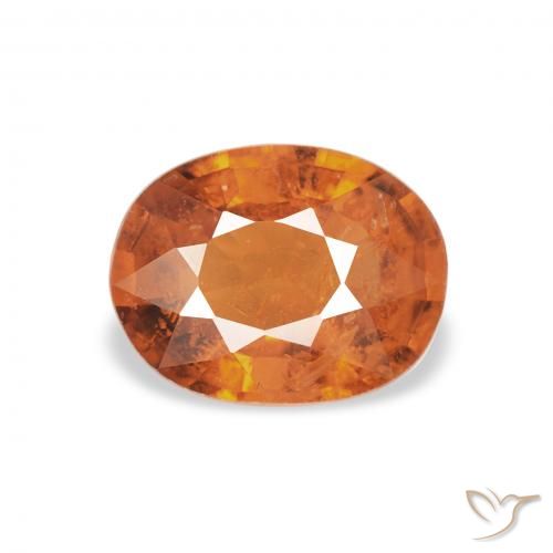 1.04ct Medium Dark-Orange Grenat Spessartite, ovale, VS-SI