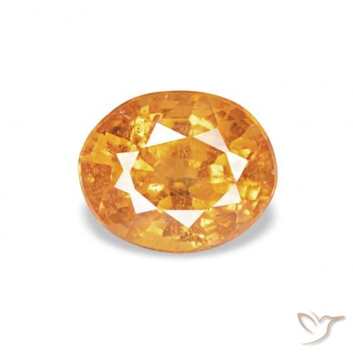 0.63ct Orange moyen Grenat Spessartite, ovale, VS