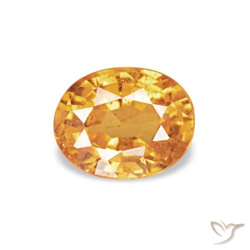 0.52ct Orange moyen Grenat Spessartite, ovale, VS