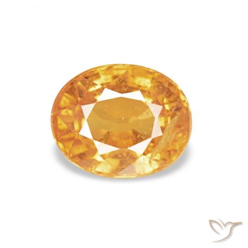 0.60ct Orange moyen Grenat Spessartite, ovale, VS-SI