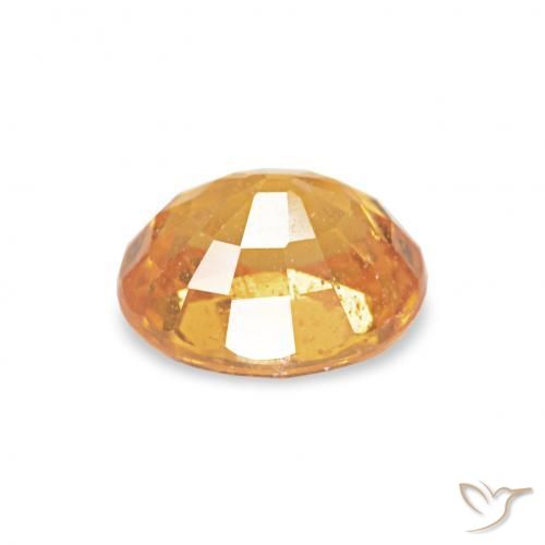 Grenat Spessartite Orange moyen naturelle ovale, 0.60 ct, VS-SI