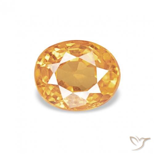 0.61ct Orange-or Grenat Spessartite, ovale, VS
