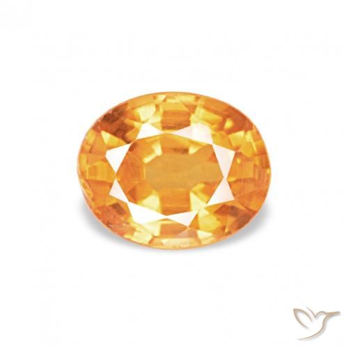 0.55ct Orange moyen Grenat Spessartite, ovale, VS-SI