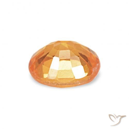 Grenat Spessartite Orange moyen naturelle ovale, 0.55 ct, VS-SI