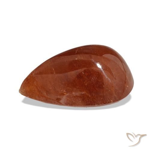 Grenat Spessartite Orange moyen naturelle En forme de poire, 13.89 ct, Translucide