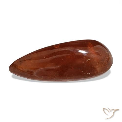 Grenat Spessartite Orange foncé naturelle En forme de poire, 29.90 ct, Translucide