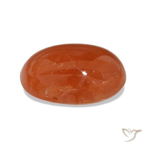 Grenat Spessartite Orange feu naturelle Coupe ovale, 24.14 ct, Translucide