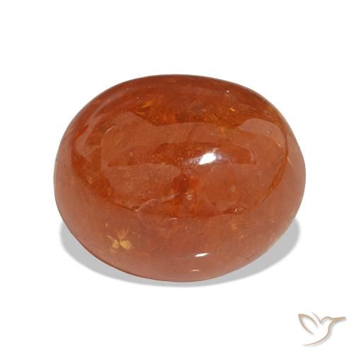 Grenat Spessartite Orange foncé naturelle Coupe ovale, 23.05 ct, Translucide