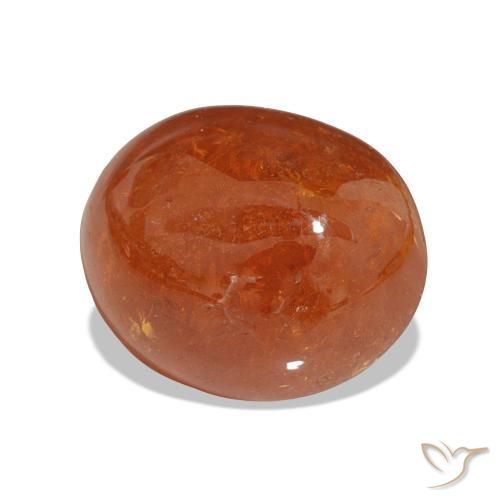 Grenat Spessartite Orange foncé naturelle Coupe ovale, 23.05 ct, Translucide