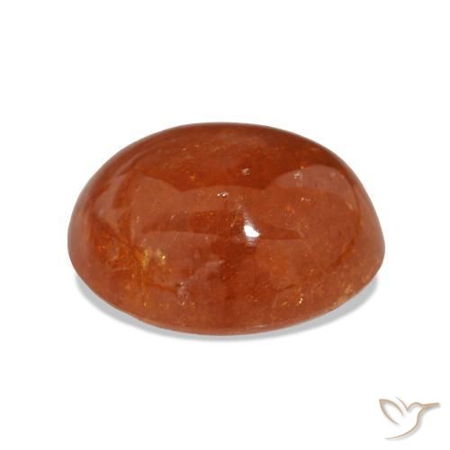 Grenat Spessartite Orange foncé naturelle Coupe ovale, 23.05 ct, Translucide