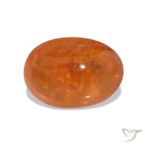 4.98ct Orange foncé Grenat Spessartite, ovale, Transparent