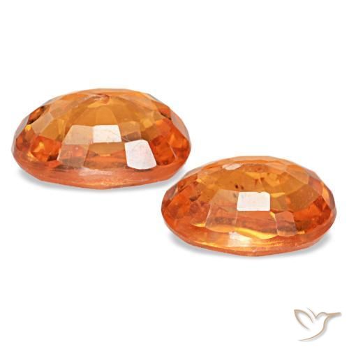 Achetez naturel 1,43ct orange grenat spessartite gems, coupe ovale, en provenance mozambique chez gemselect. en stock, livraison internationale!