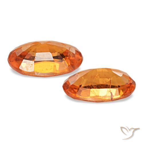 Achetez naturel 1,12ct orange grenat spessartite gems, coupe ovale, en provenance mozambique chez gemselect. en stock, livraison internationale!