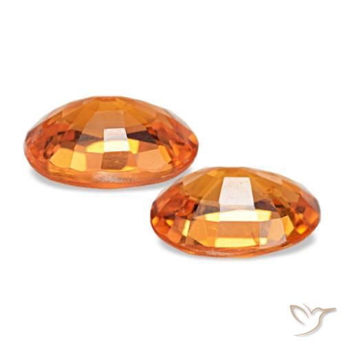 Achetez naturel 1,13ct orange grenat spessartite gems, coupe ovale, en provenance mozambique chez gemselect. en stock, livraison internationale!