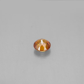 Sphalérite Rouge orange naturelle Coupe roude, 0.46 ct, VS