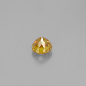 Sphalérite Jaune naturelle Coupe roude, 0.84 ct, SI