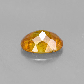 Sphalérite Jaune doré naturelle Coupe ovale, 0.66 ct, VS