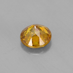 Sphalérite multicolore naturelle coupe roude, 0,67 ct, VS-SI