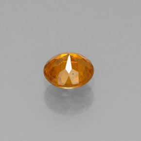 Sphalérite jaune naturelle coupe roude, 0,45 ct, VS-SI